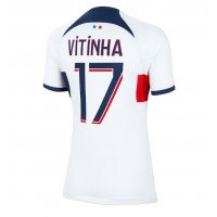 Maglie da calcio Paris Saint-Germain Vitinha Ferreira #17 Seconda Maglia Femminile 2023-24 Manica Corta